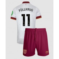 Dres West Ham United Niclas Fullkrug #11 Rezervni za djecu 2024-25 Kratak Rukav (+ kratke hlače)